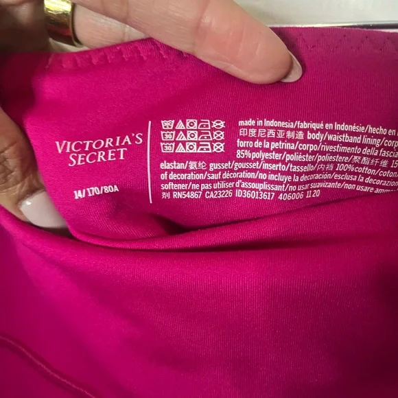 Victoria’s Secret Hot Pink Leggings – Size 14 - Picture 5 of 5